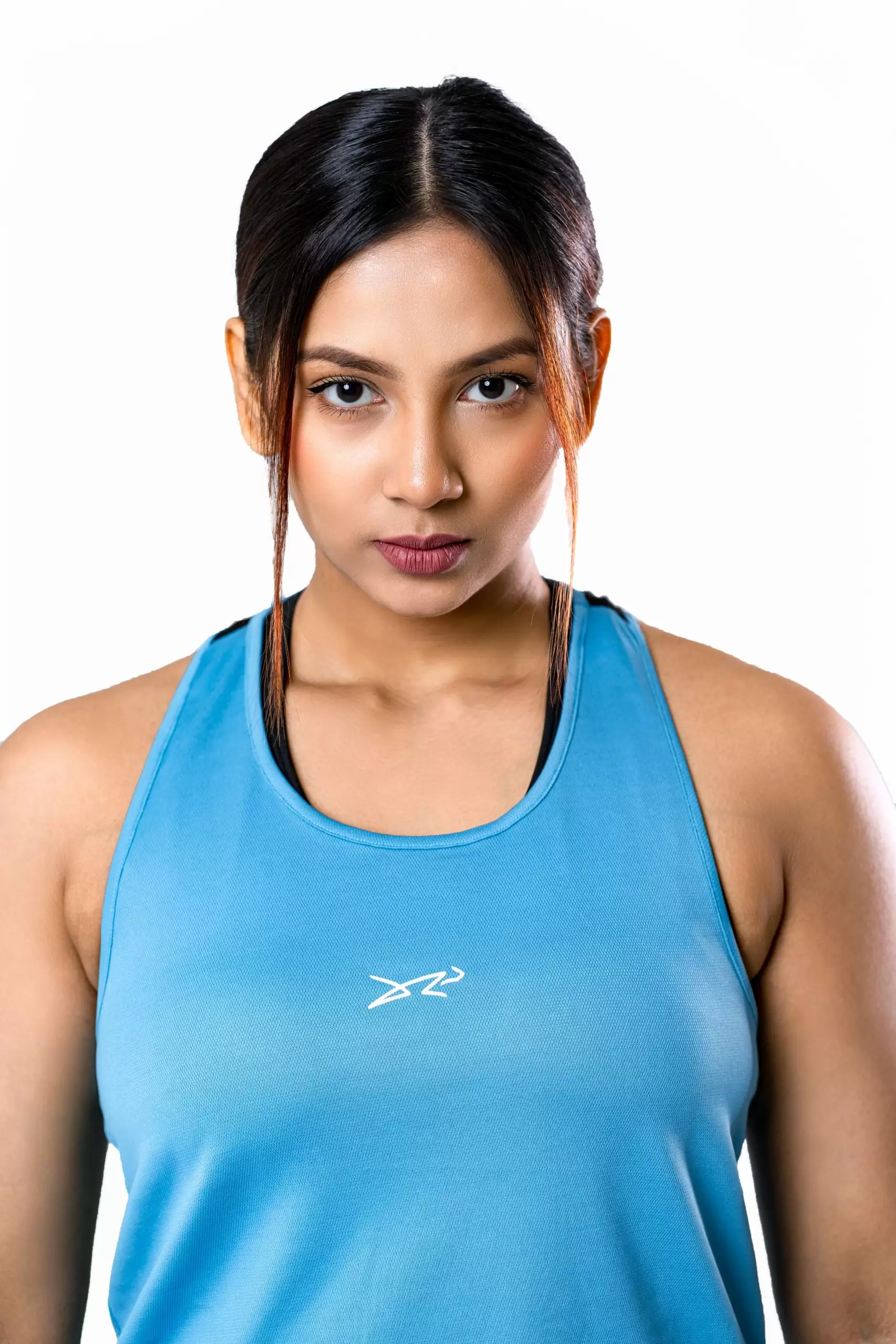 Dour Racer Back Tank Turquise 01