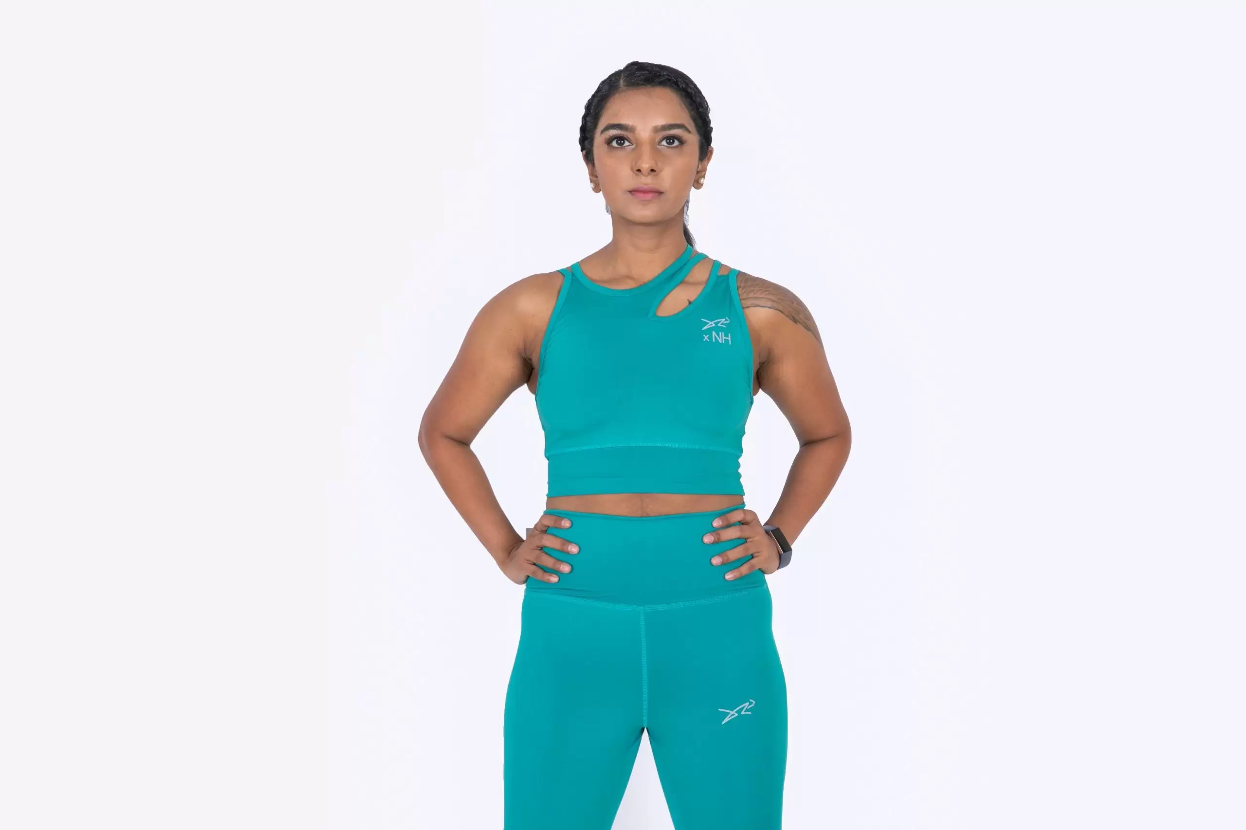 Nazia H x Dour Sports Bra Green 01