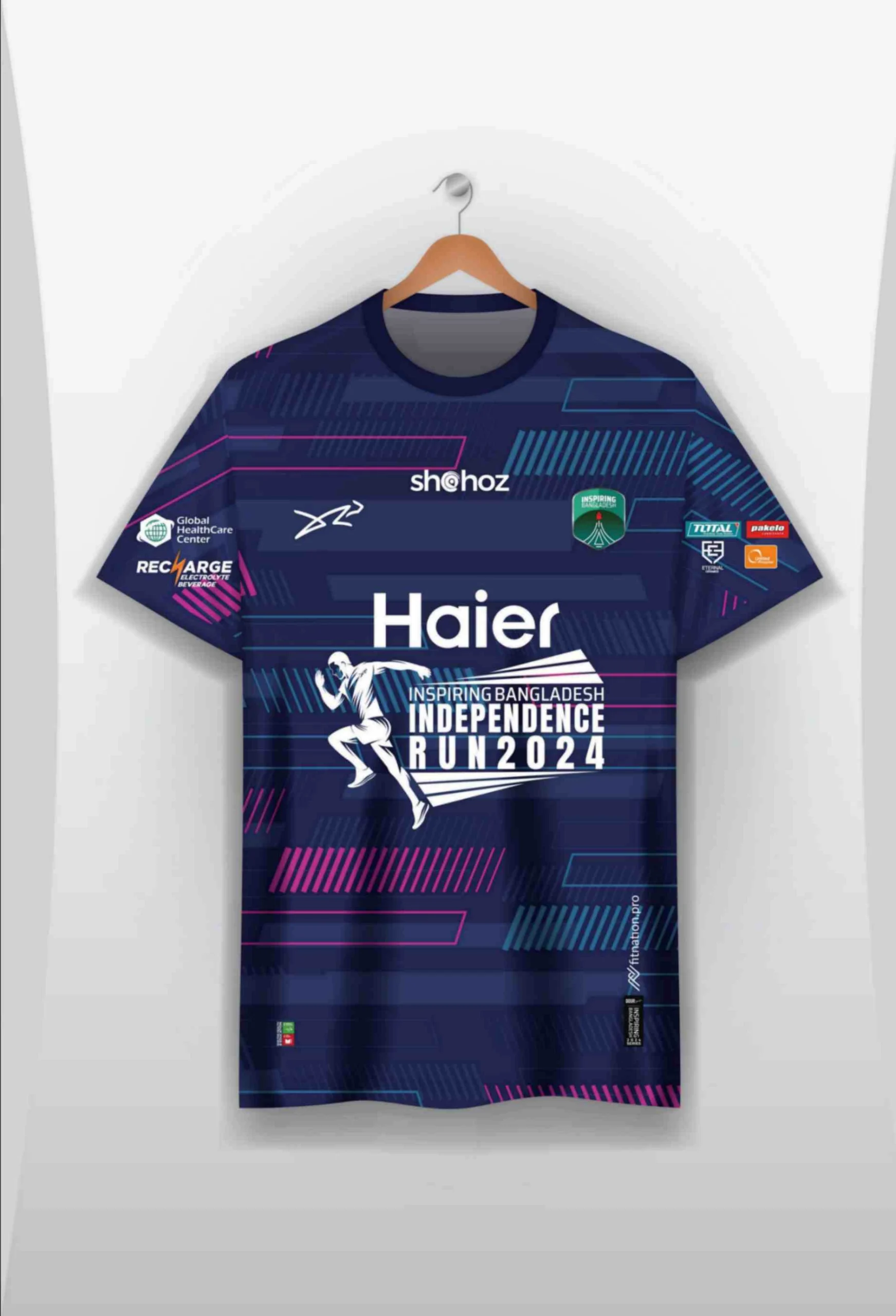 Running Tshirt Inspiring Bangladesh Edition-2 Font